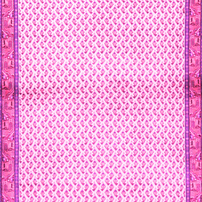 Machine Washable Persian Pink Traditional Rug, wshtr3957pnk