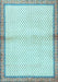 Persian Light Blue Traditional Rug, tr3957lblu
