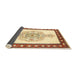 Sideview of Traditional Sun Yellow Persian Rug, tr3958