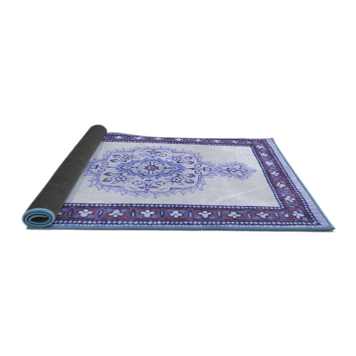Sideview of Persian Blue Traditional Rug, tr3958blu