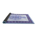 Sideview of Persian Blue Traditional Rug, tr3958blu