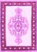 Machine Washable Persian Purple Traditional Area Rugs, wshtr3958pur