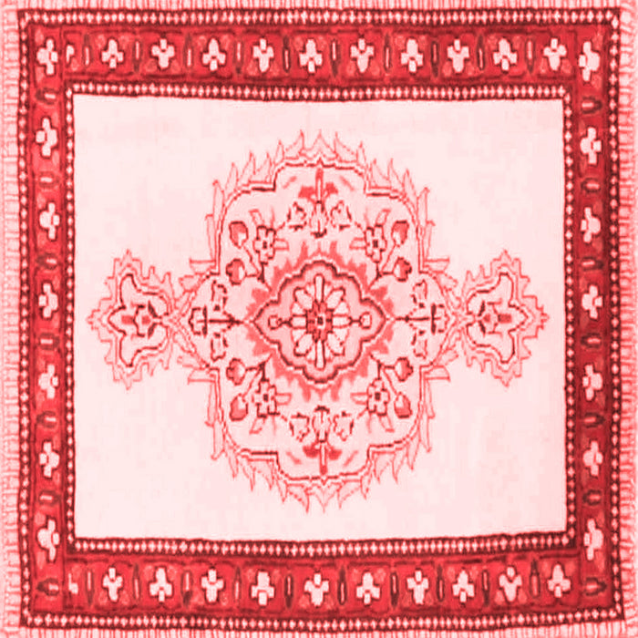 Machine Washable Persian Red Traditional Rug, wshtr3958red