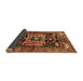 Sideview of Persian Brown Traditional Rug, tr3959brn