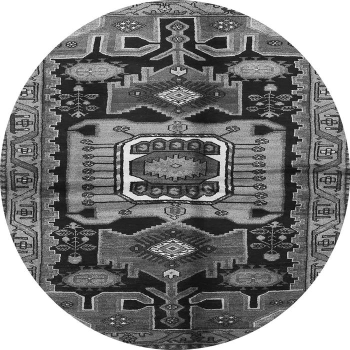 Square Persian Gray Traditional Rug, tr3959gry