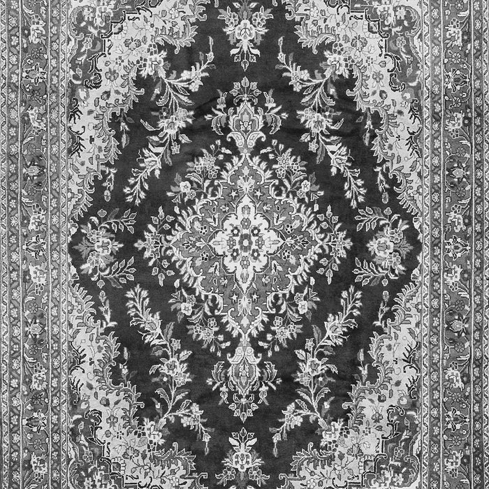 Medallion Gray Traditional Rug, tr395gry