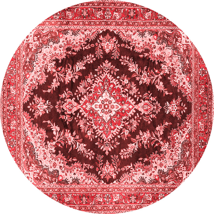 Medallion Red Traditional Rug, tr395red