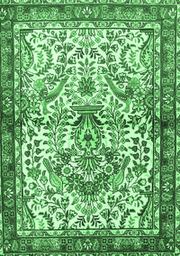 Persian Emerald Green Traditional Rug, tr3960emgrn