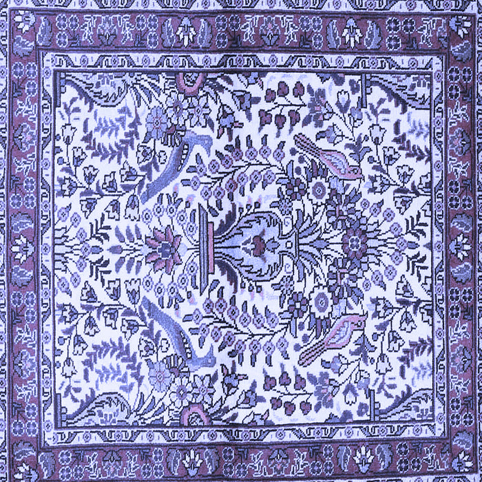 Square Persian Blue Traditional Rug, tr3960blu