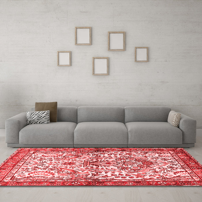 Traditional Red Washable Rugs