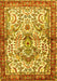 Machine Washable Persian Yellow Traditional Rug, wshtr3960yw