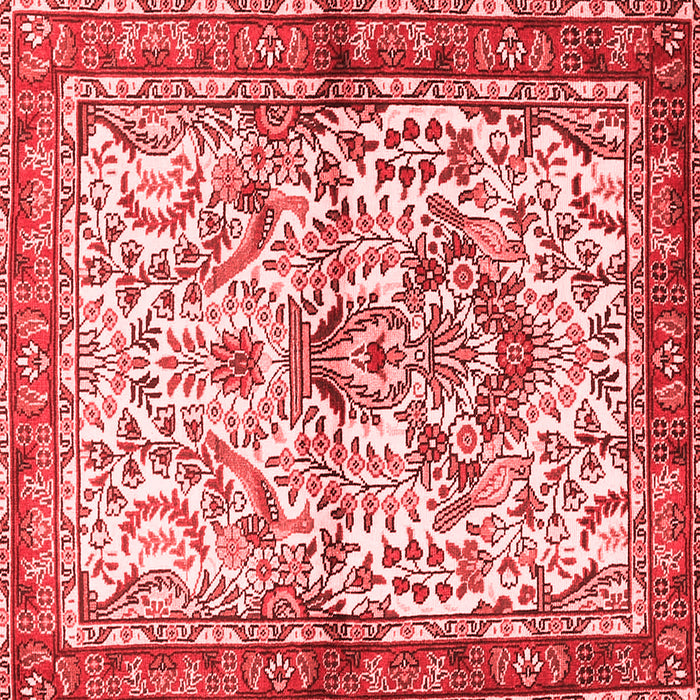 Machine Washable Persian Red Traditional Rug, wshtr3960red