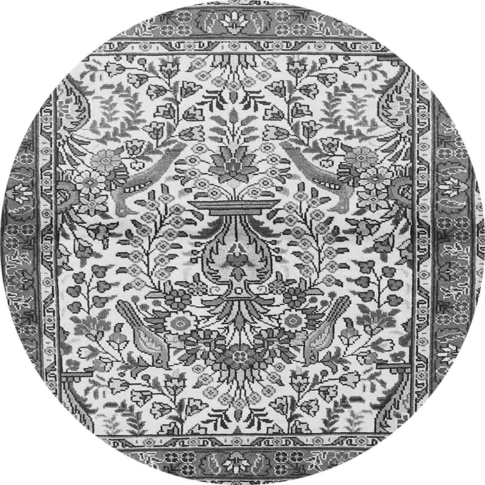 Square Persian Gray Traditional Rug, tr3960gry