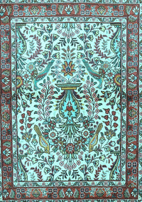 Persian Light Blue Traditional Rug, tr3960lblu