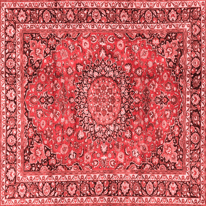 Machine Washable Persian Red Traditional Rug, wshtr3961red