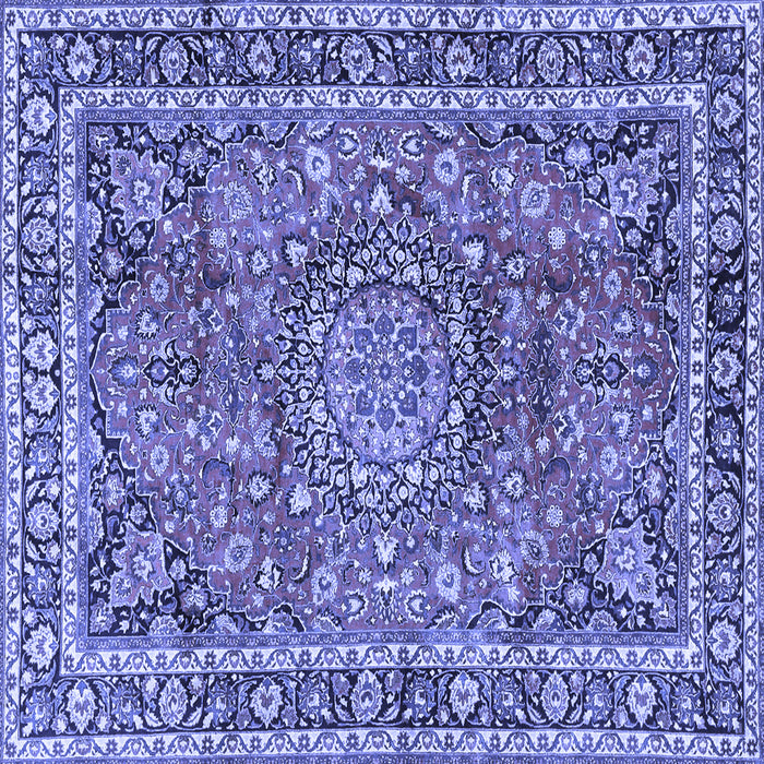 Square Persian Blue Traditional Rug, tr3961blu
