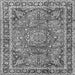 Serging Thickness of Persian Gray Traditional Rug, tr3961gry