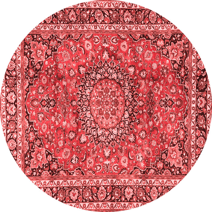 Machine Washable Persian Red Traditional Rug, wshtr3961red