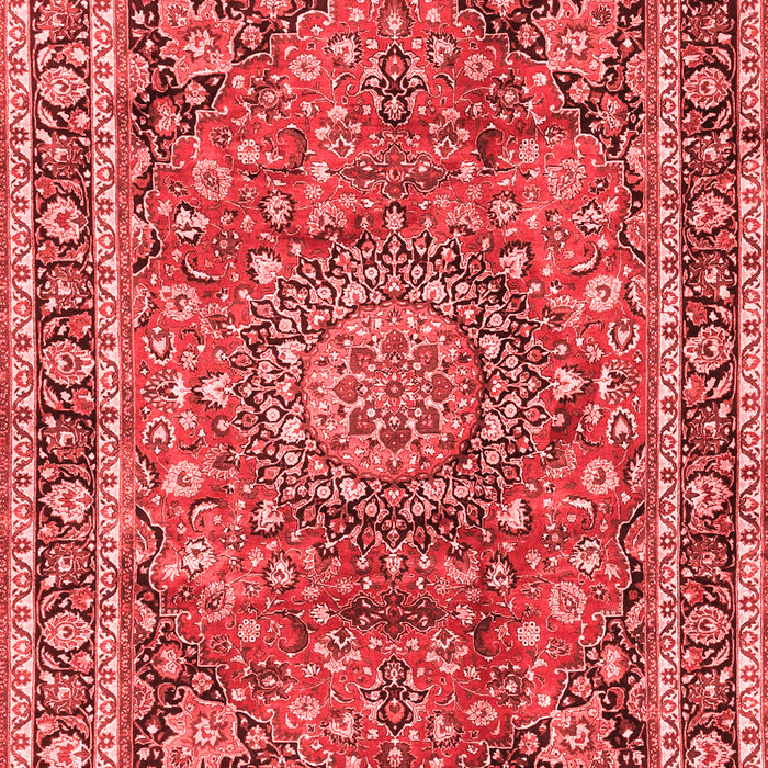 Machine Washable Persian Red Traditional Rug, wshtr3961red