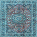 Square Persian Light Blue Traditional Rug, tr3961lblu
