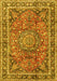 Machine Washable Persian Yellow Traditional Rug, wshtr3961yw