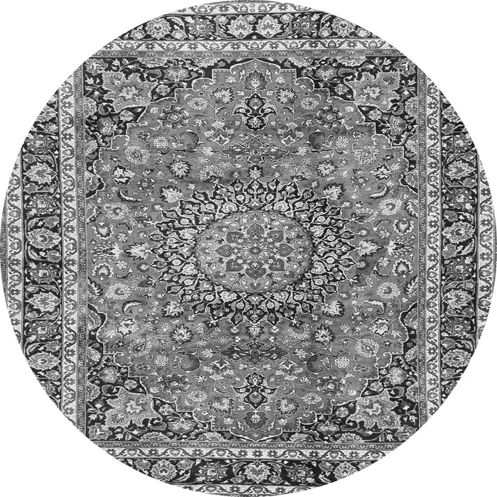 Square Persian Gray Traditional Rug, tr3961gry