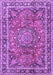 Machine Washable Persian Purple Traditional Area Rugs, wshtr3961pur