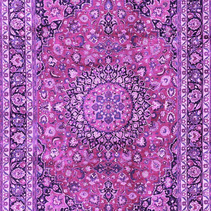 Machine Washable Persian Purple Traditional Area Rugs, wshtr3961pur