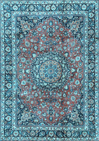 Persian Light Blue Traditional Rug, tr3961lblu