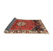 Sideview of Traditional Red Persian Rug, tr3962