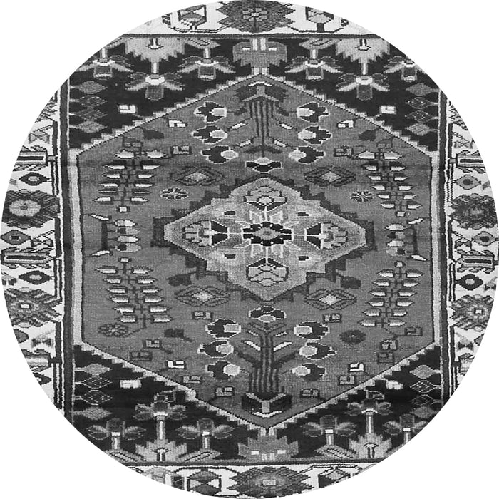 Square Persian Gray Traditional Rug, tr3962gry