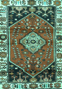 Persian Turquoise Traditional Rug, tr3962turq