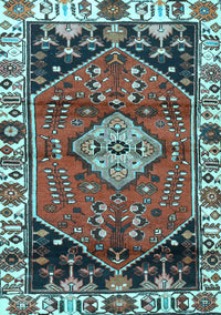 Persian Light Blue Traditional Rug, tr3962lblu