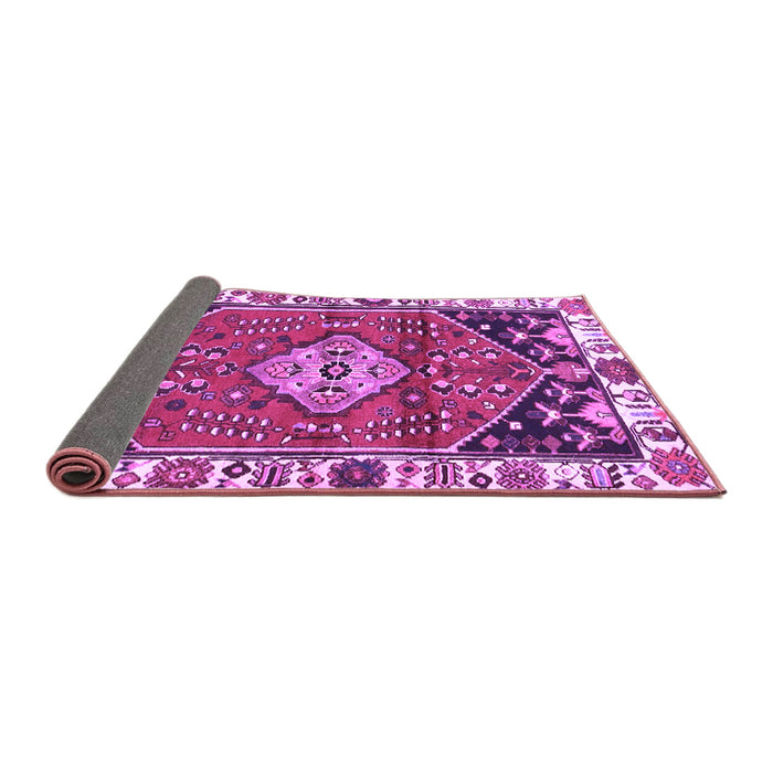 Sideview of Persian Purple Traditional Rug, tr3962pur