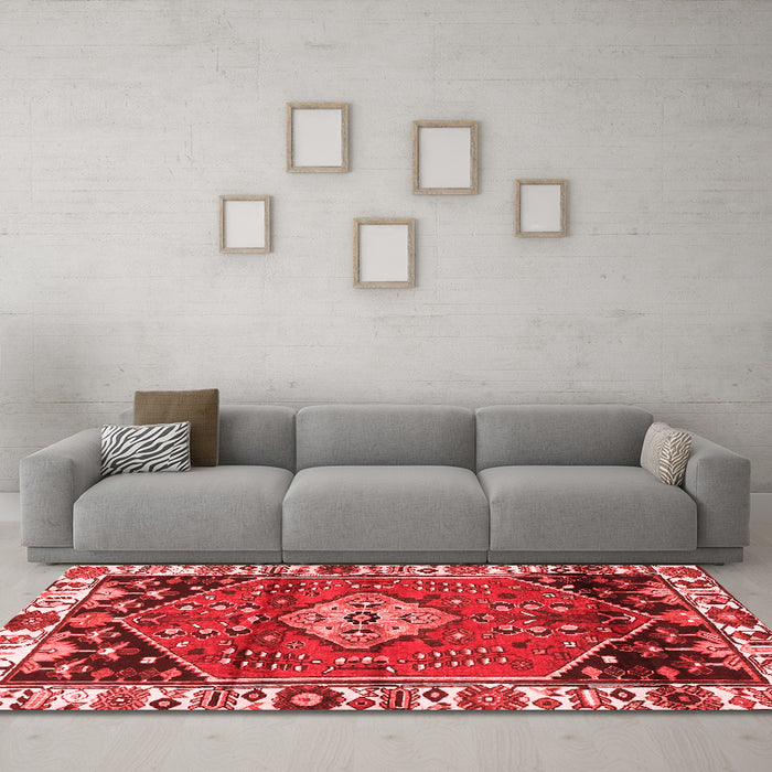 Traditional Red Washable Rugs