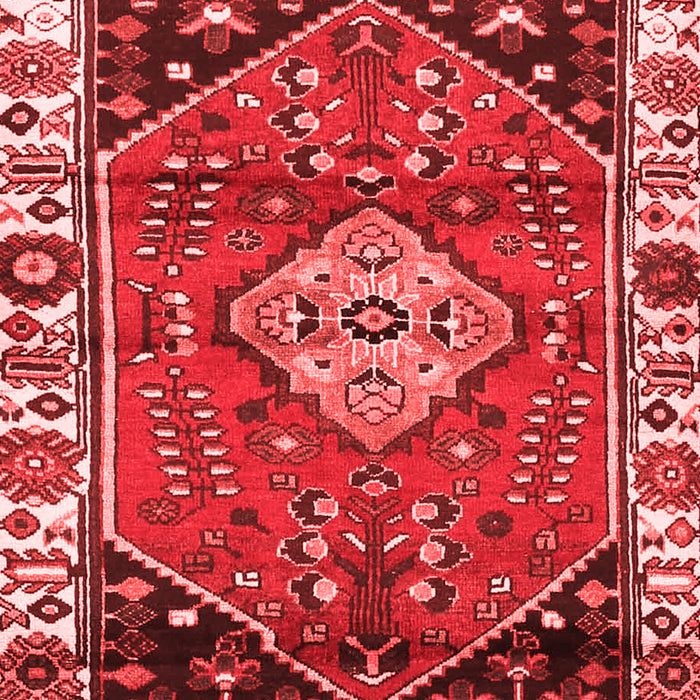 Machine Washable Persian Red Traditional Rug, wshtr3962red