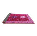 Sideview of Persian Pink Traditional Rug, tr3963pnk