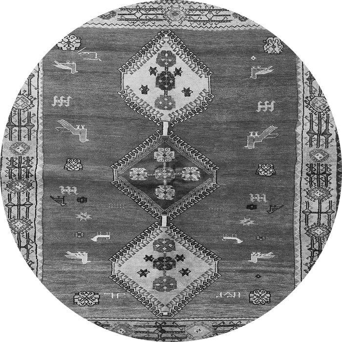 Square Persian Gray Traditional Rug, tr3963gry