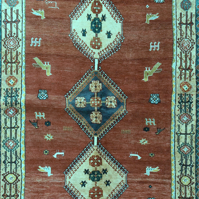 Persian Light Blue Traditional Rug, tr3963lblu