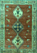 Persian Turquoise Traditional Rug, tr3963turq