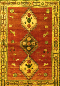 Persian Yellow Traditional Rug, tr3963yw