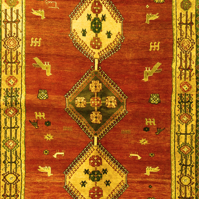 Persian Yellow Traditional Rug, tr3963yw