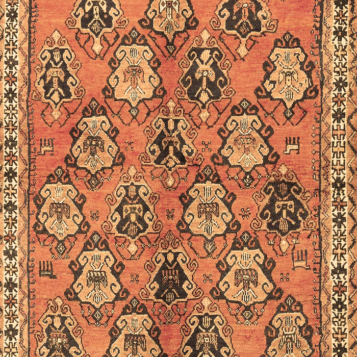 Machine Washable Persian Brown Traditional Rug, wshtr3964brn