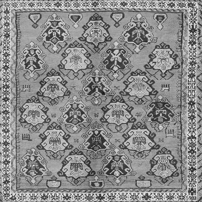 Serging Thickness of Persian Gray Traditional Rug, tr3964gry