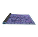 Sideview of Persian Blue Traditional Rug, tr3964blu