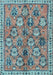 Persian Light Blue Traditional Rug, tr3964lblu
