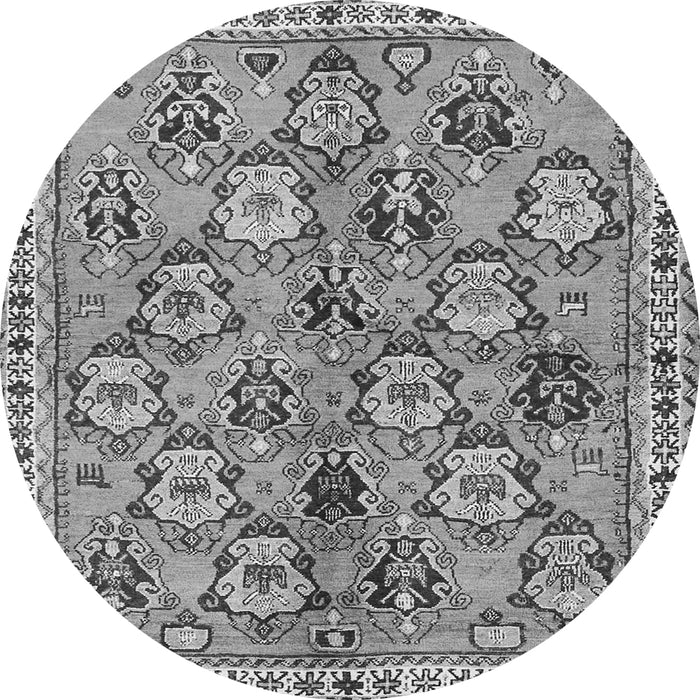 Square Persian Gray Traditional Rug, tr3964gry
