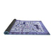 Sideview of Animal Blue Traditional Rug, tr3965blu