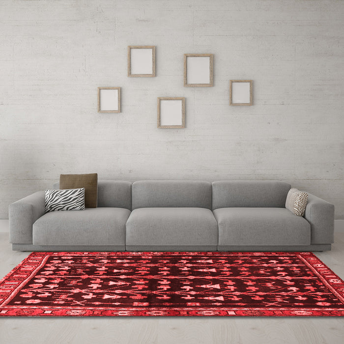 Traditional Red Washable Rugs