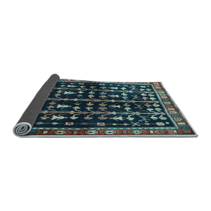 Sideview of Persian Light Blue Traditional Rug, tr3966lblu
